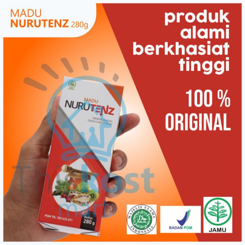 Jual Madu Nurutenz Menurunkan Tekanan Darah Hipertensi Herbal Jantung