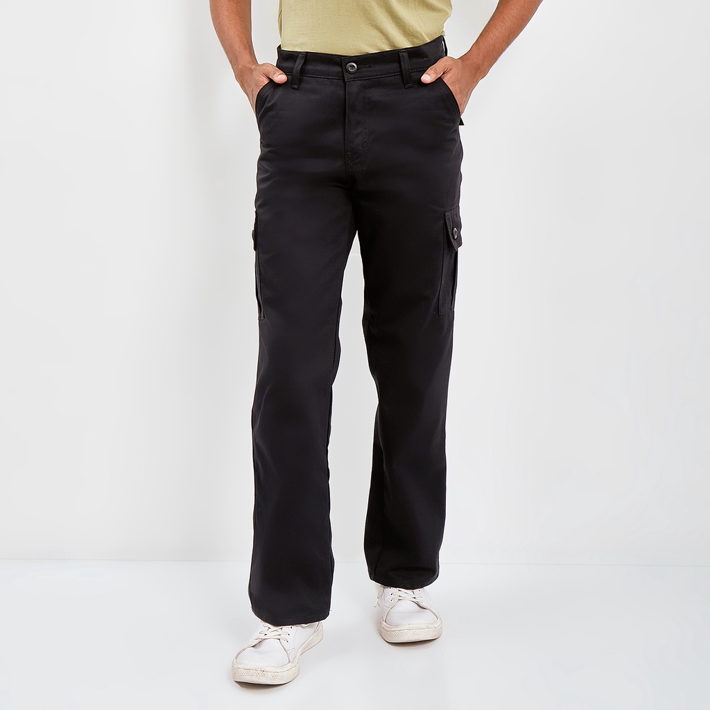 Jual Pluviophile Long Cargopants Celana Cargo Panjang Reguler Black