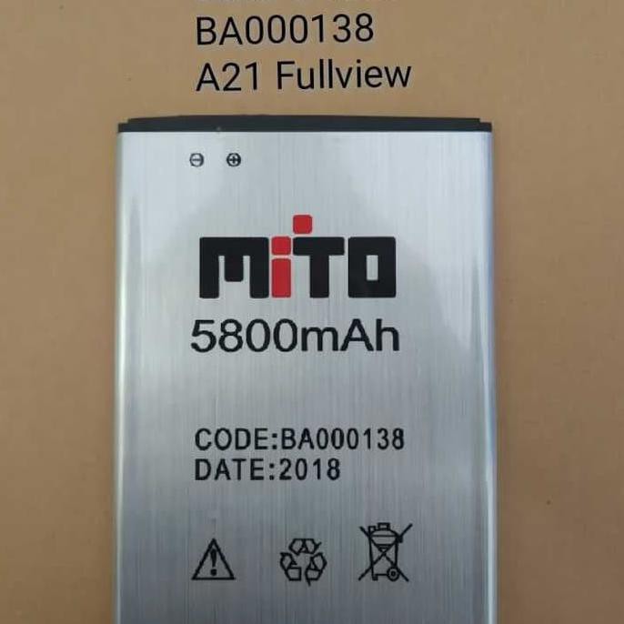 Baterai Mito Ba000138 Atau Baterai Mito A21 Fullview Vcoa1009 Original