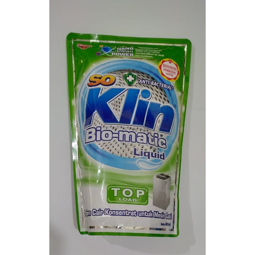 Jual So Klin Bio Matic Liquid Top Load Atau Deterjen Cair Konsentrat