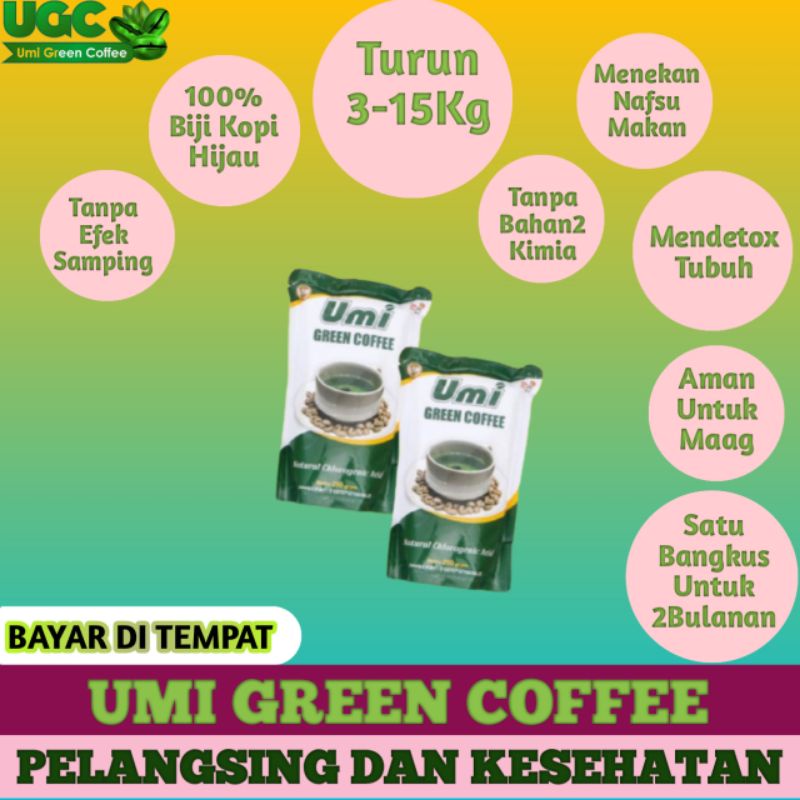 Jual UMI GREEN COFFEE KOPI HIJAU KOPI KESEHATAN KOPI HERBAL Ugc 250Gr