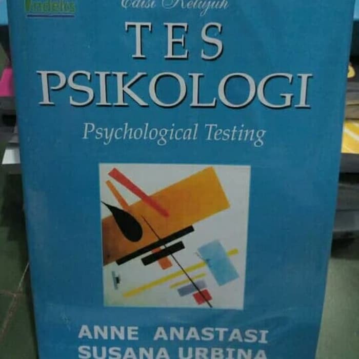 Jual Buku Tes Psikologi Edisi Ketujuh By Anne Anastasi Shopee