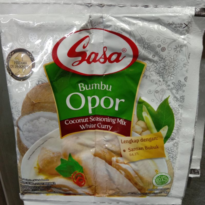 Jual Sasa Bumbu Opor INSTANT Lengkap Dengan Santan Bubuk Shopee Indonesia