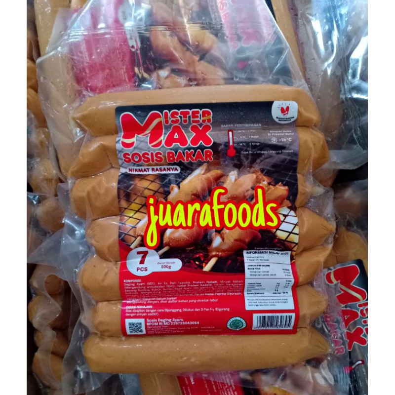 Jual Sosis Bakar Mister Max Isi Pcs Shopee Indonesia