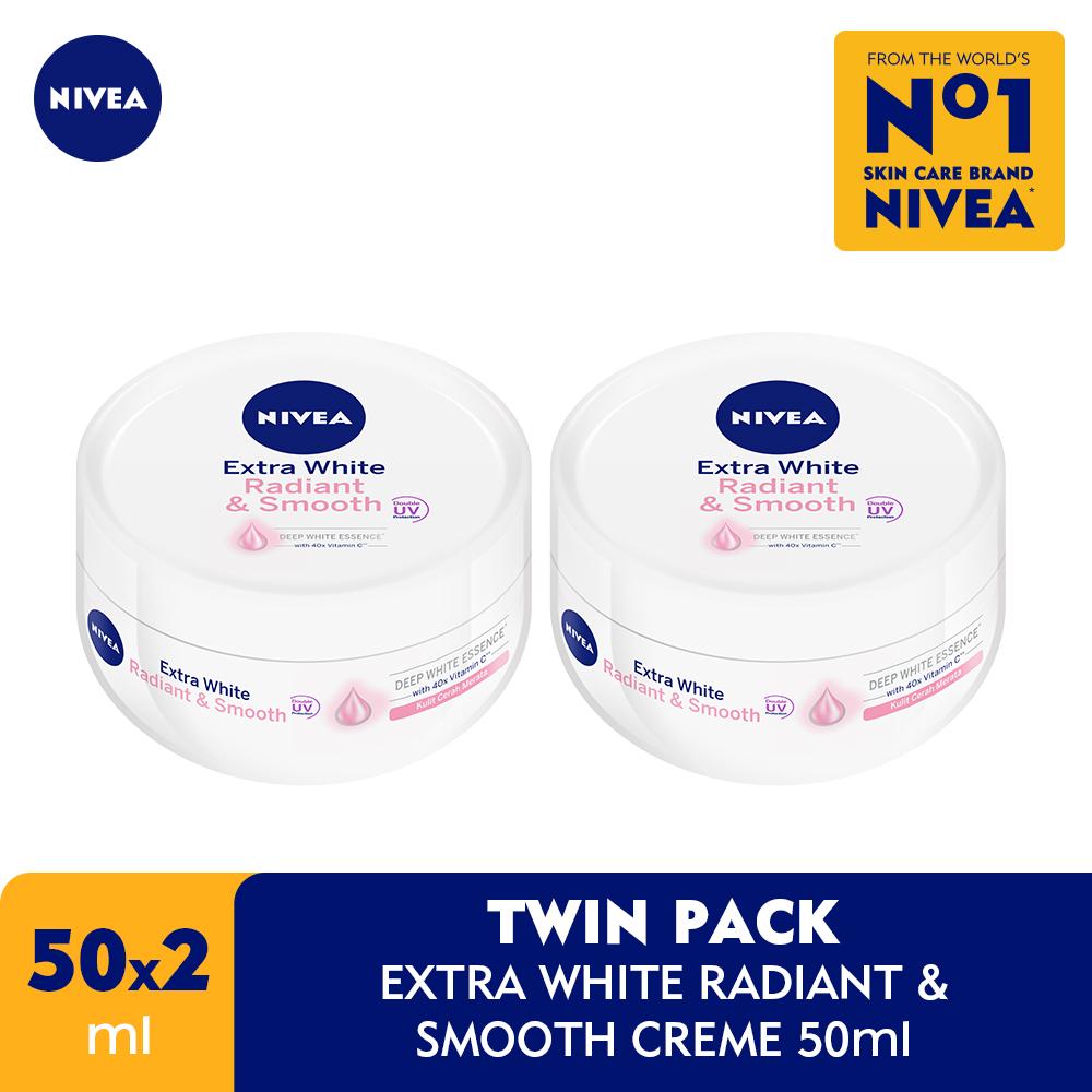 Jual Nivea Body Care Extra White Radiant Smooth Creme Ml Twinpack