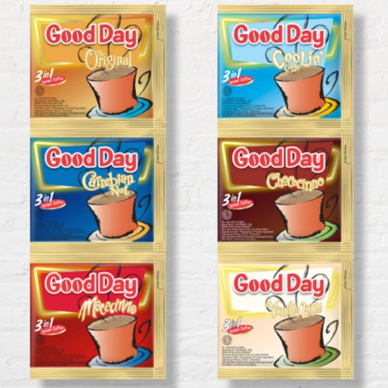 Jual KOPI GOOD DAY 3 In 1 Shopee Indonesia