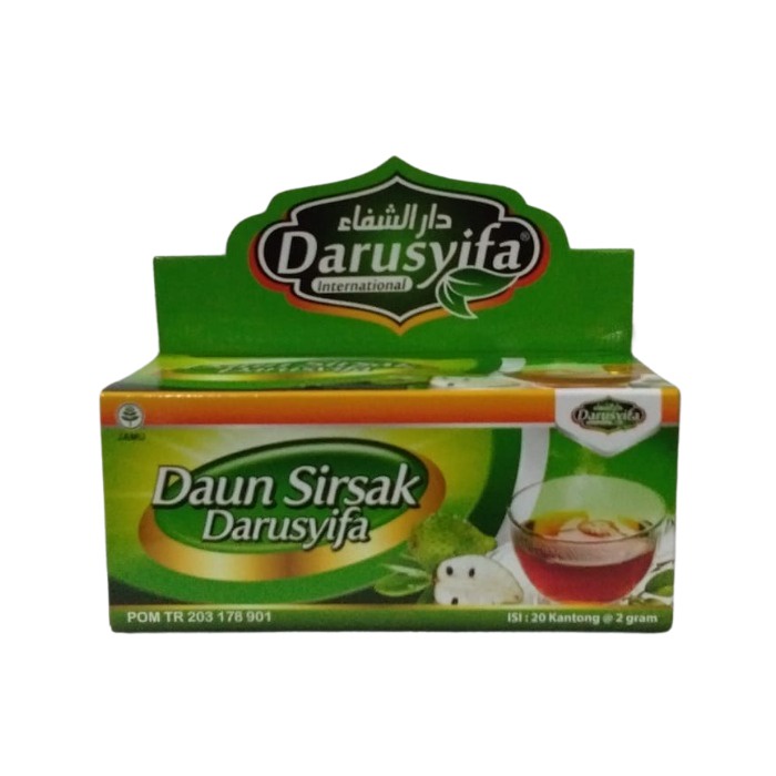 Jual Teh Celup Daun Sirsak Darusyfa Isi Sachet Indonesia Shopee