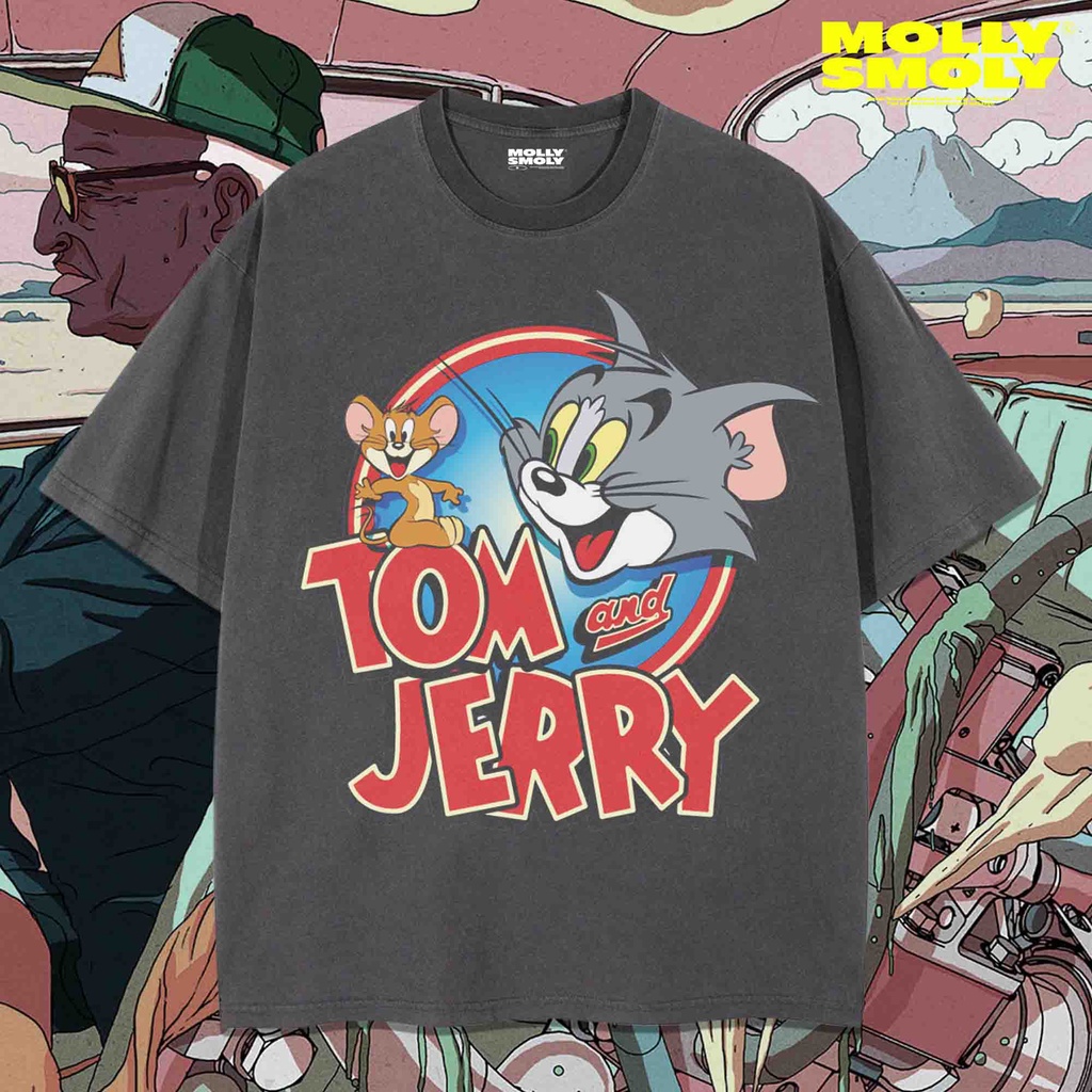 Jual Kaos Tom And Jerry Oversize Vintage Tee Oversize Vintage Shirt