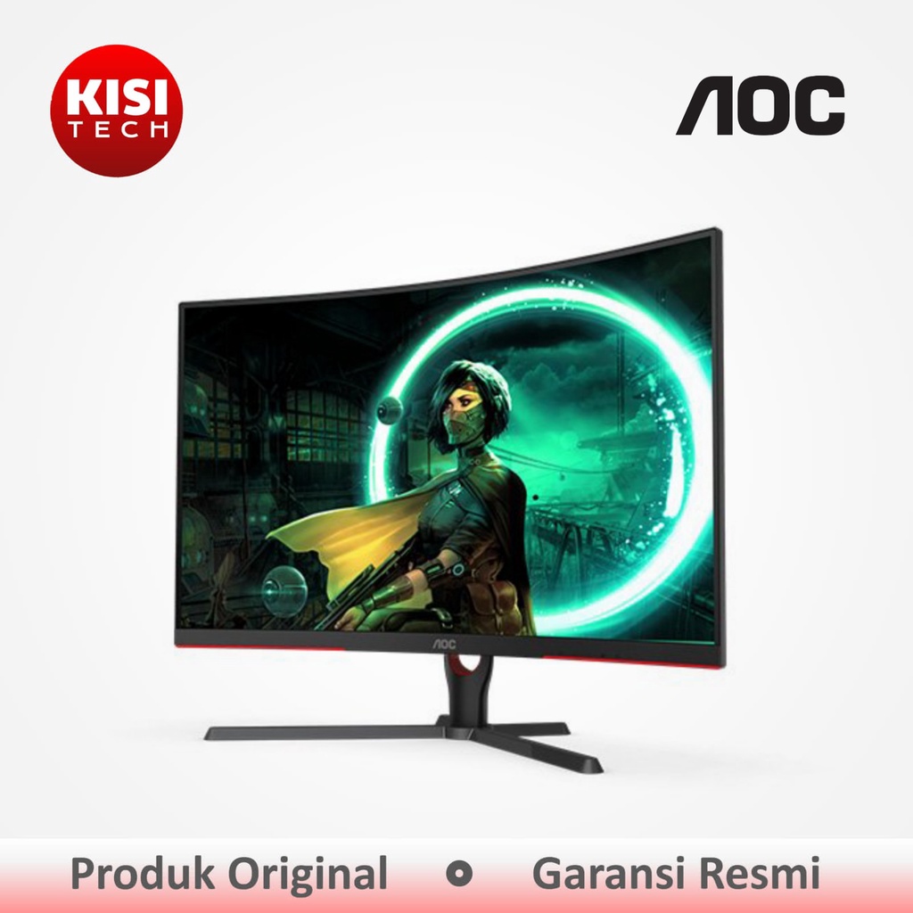 Jual Monitor Aoc Cq G Se Led Inch Va Hz Ms Qhd Gaming Hdmi