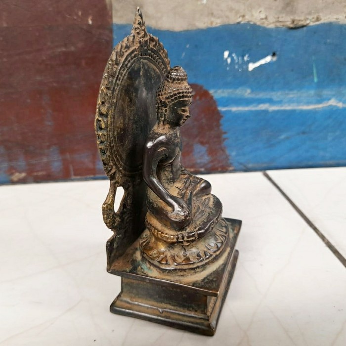 Jual Produk Terbaik Patung Buda Budha Kuningan Hitam Model Kuno