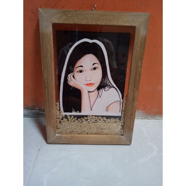 Jual Kado Sketsa Lukisan Wajah Ukuran A Handmade Tangan Shopee Indonesia