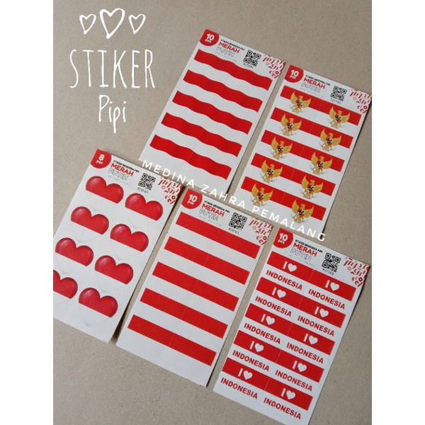 Jual Stiker Sticker Pipi Bendera Merah Putih Shopee Indonesia