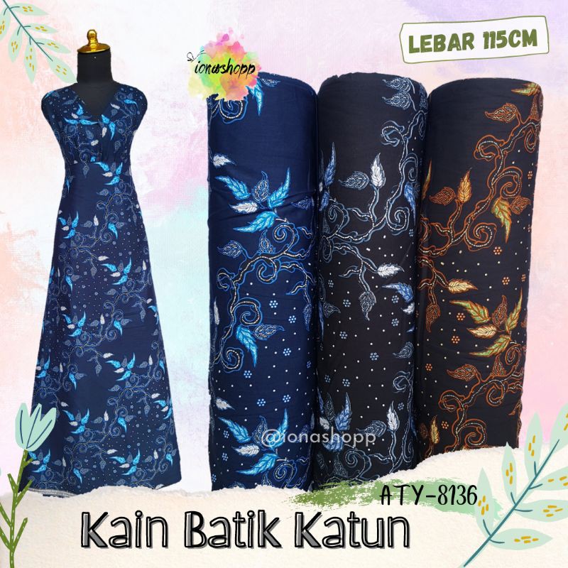 Jual Kain Batik Katun Aty Kain Batik Meteran Shopee Indonesia