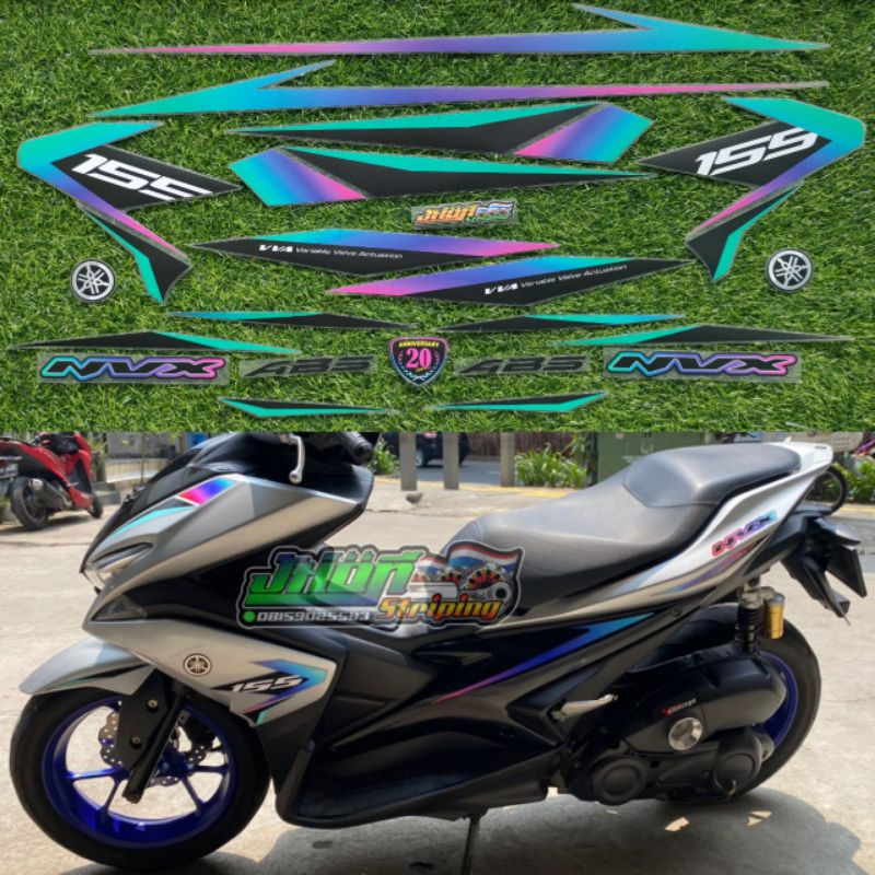 Jual Striping Sticker Aerox Nvx Vietnam Transparan Simple List