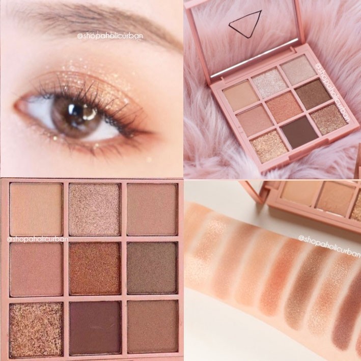 Jual Nude Matte Korean Eyeshadow Palette 9 Warna Matte Eyeshadow Smokey