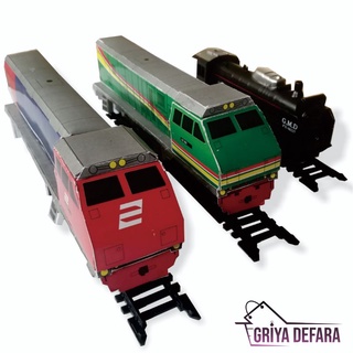 Jual Griyadefara Papercraft Lokomotif Kereta Api Cc Cc Skala Ho