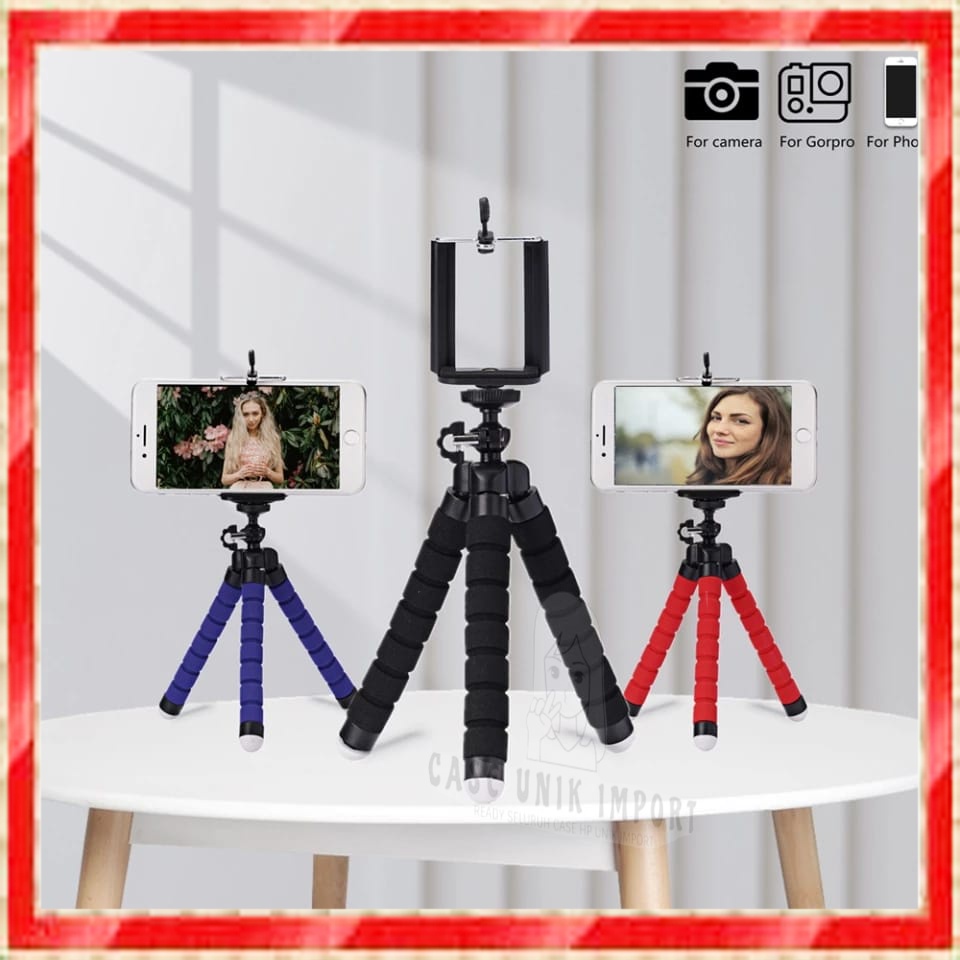 Jual MINI TRIPOD SPIDER TRIPOD TONGSIS MINI SPIDER FREE HOLDER U MURAH