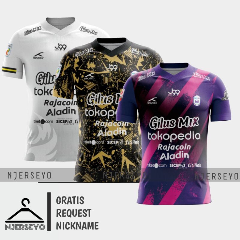 Jual Jersey Atasan RANS CILEGON FC Full Printing Gratis Ganti Nama Dan