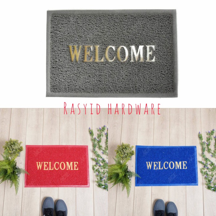 Jual KRISBOW Keset Pintu 60x90 Cm Welcome Shopee Indonesia