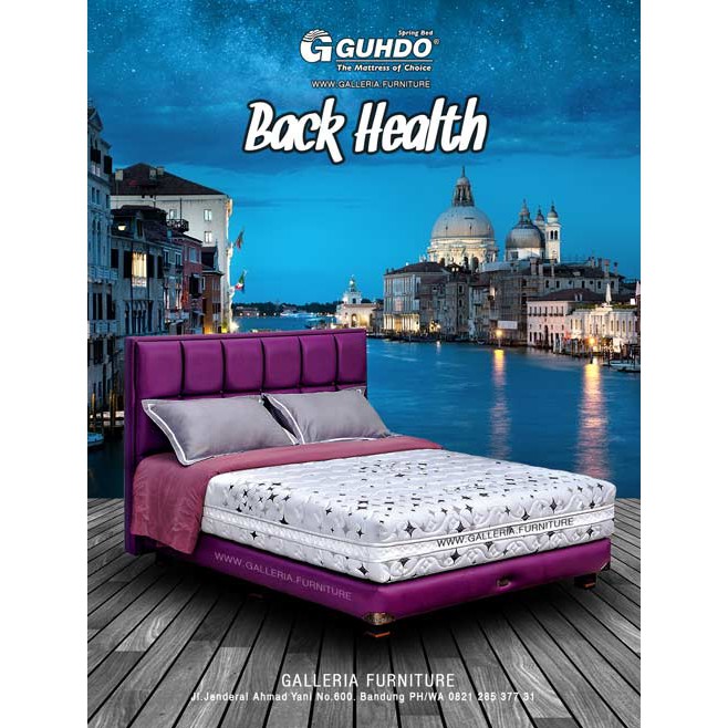 Jual Guhdo Springbed Back Health Latex 160x200 Legacy Style Full Set