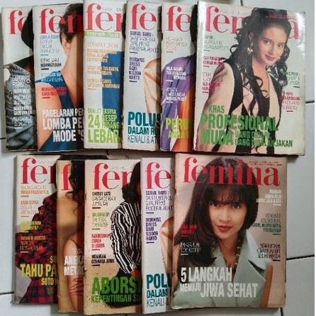 Jual Majalah Bekas Majalah Jadul Majalah FEMINA Edisi 1993 Shopee