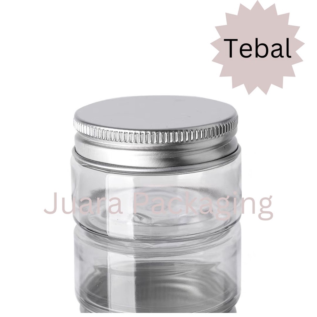 Jual Toples Plastik Bening Ml Tutup Aluminium Tabung Ml Toples