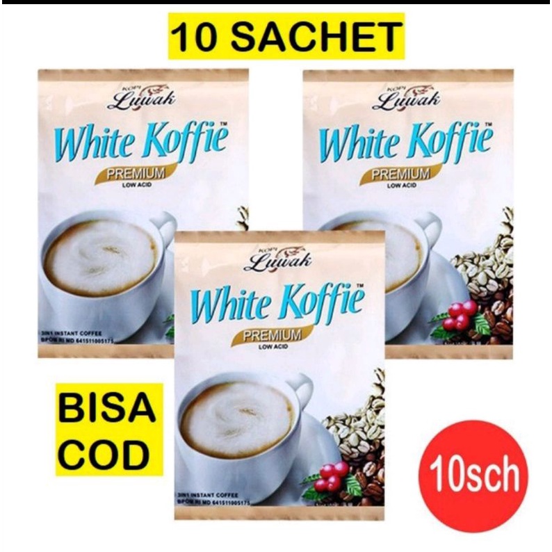 Jual Luwak White Coffe Original 20 Gram 10 Sachet 1 Renceng Shopee