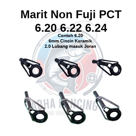 Jual Ujung Joran Mamarit Non Fuji Stainless Steal Pct Marit Ring Warna