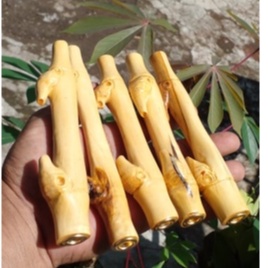 Jual Pipa Once Kayu Kemuning Model Bambu Pethuk Shopee Indonesia