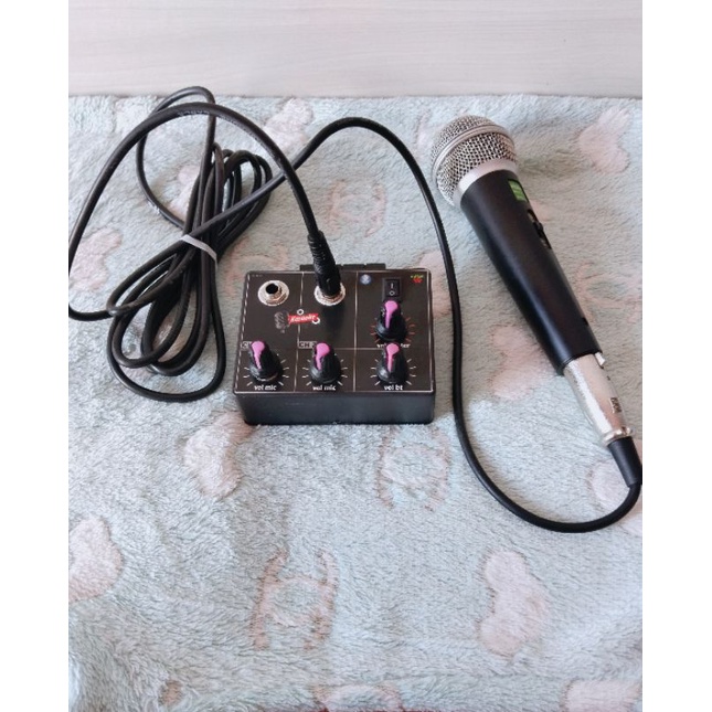 Jual Ampli Mini Karaoke Bluetooth 5volt Microphone Shopee Indonesia