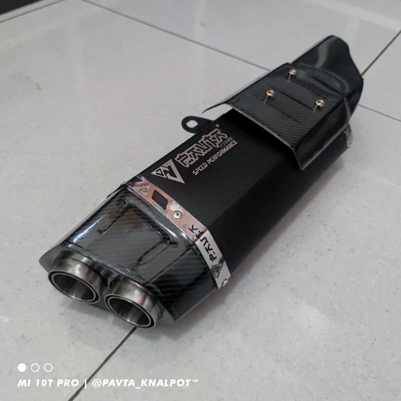 Jual Silencer Knalpot Racing Original Pavta Adventure X1 Doff Shopee