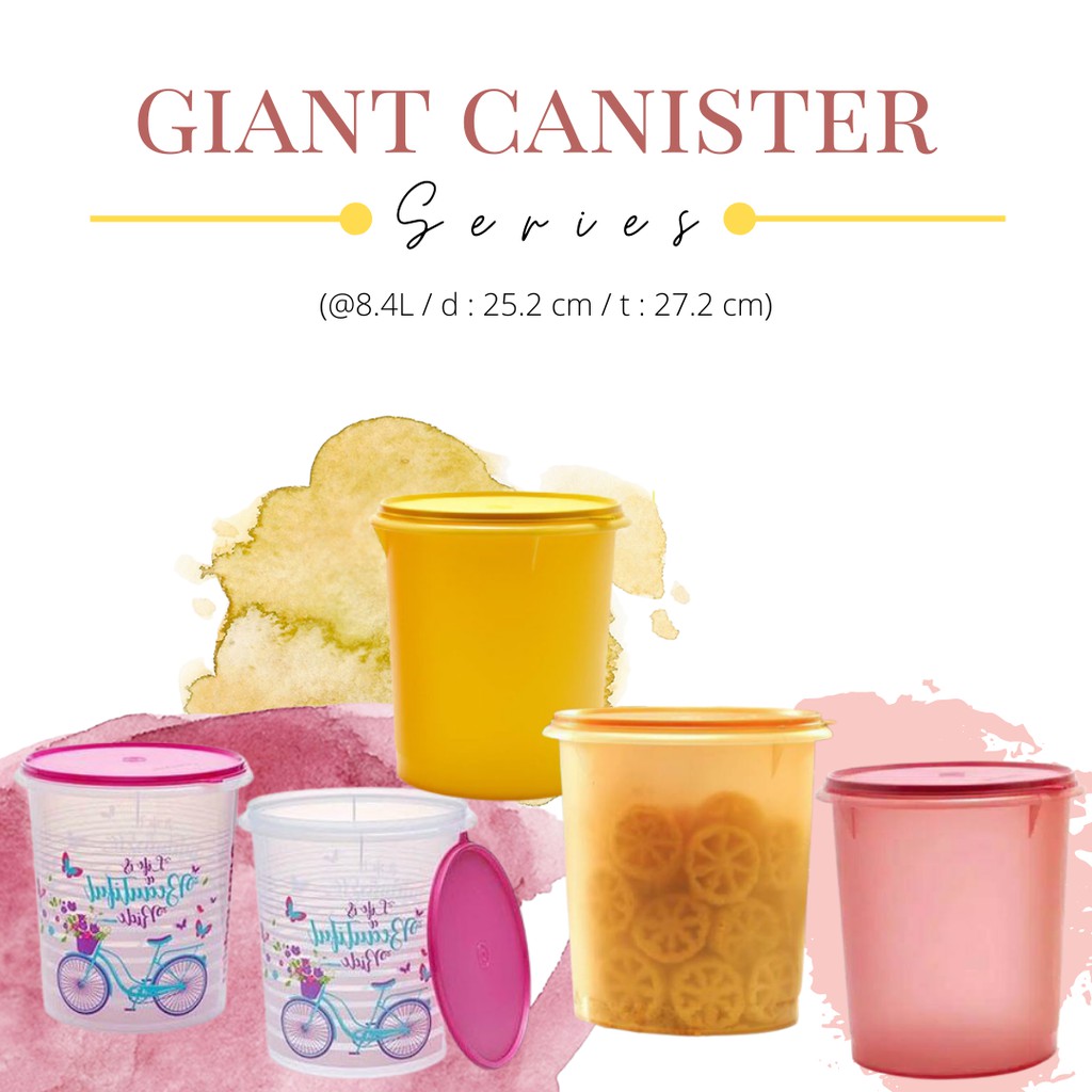 Jual Giant Canister Toples Tupperware Original Termurah Shopee