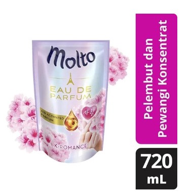 Jual Molto EAU DE PARFUM K ROMANCE Pelembut Dan Pewangi Pakaian 720ml