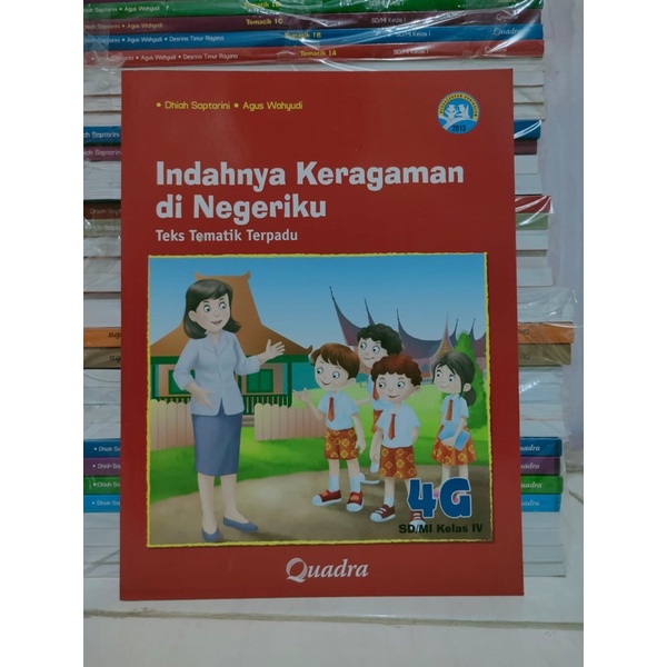 Jual Buku Teks Tematik Terpadu Kelas Iv Sd Tema G Quadra Shopee