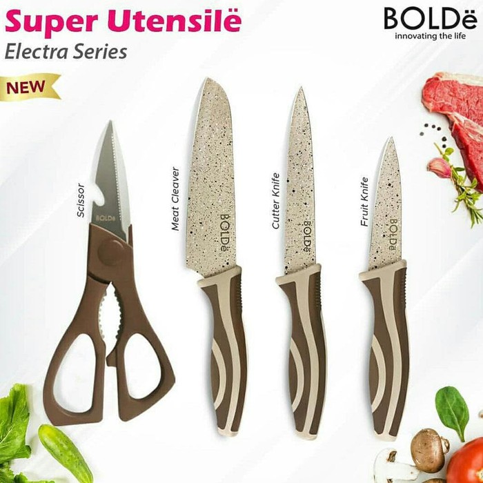 Jual PISAU SET GUNTING Super Utensile Electra Series Knife Set