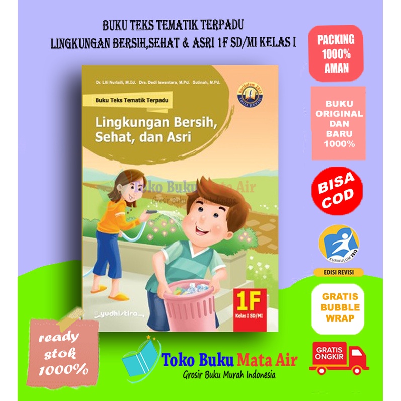 Jual Buku Teks Tematik Terpadu Lingkungan Bersih Sehat Dan Asri F Sd