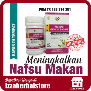 GEMUK BADAN Alami Herbal Aman Cepat ORIGINAL Nature Resmi BPOM Sehat