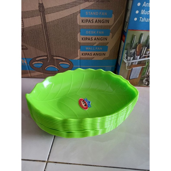 Jual Piring Daun Piring Makan Piring Plastik Piring Hijau Lucky Star