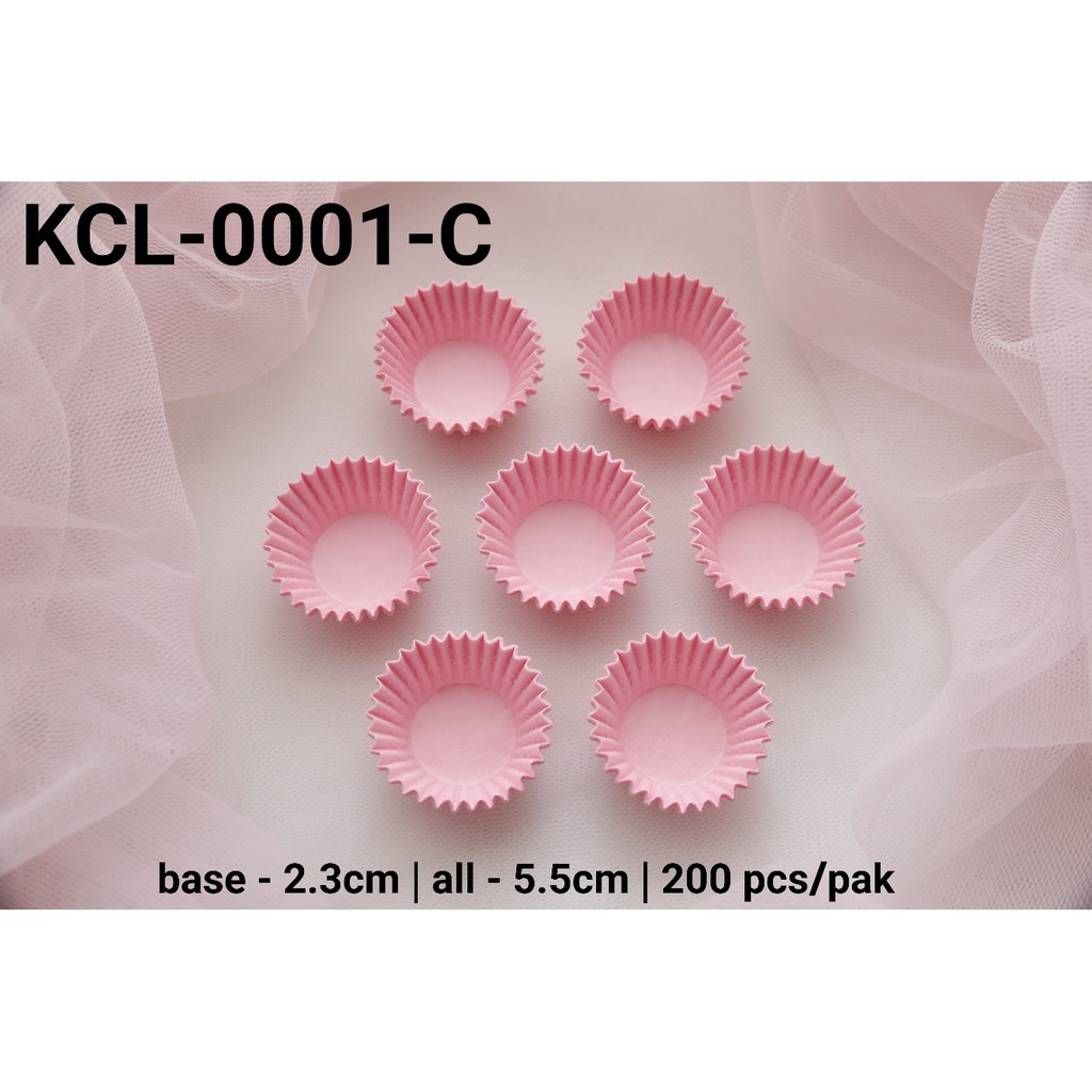 KCL 0001 C Kertas Cupcake DIVA Cupcake Case Kertas Nastar Mini Warna