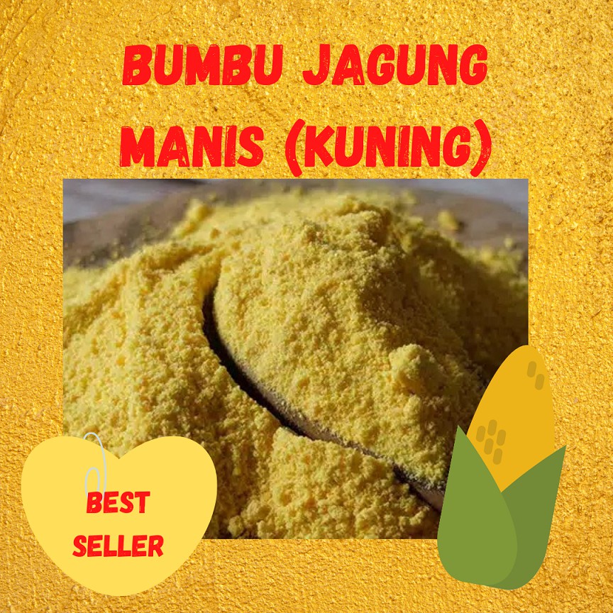 Jual Bumbu Tabur Jagung Manis Kuning Kg Food Grade Kg Bubuk Bumbu