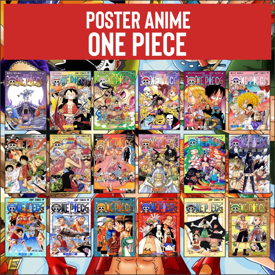 Jual Poster Anime One Piece Cover Manga Film Aesthetic Shopee Indonesia