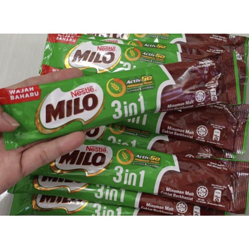 Jual Nestle Milo Stick 3 In 1 Ovaltine Stick 3 In 1 Malaysia Ecer 33gr