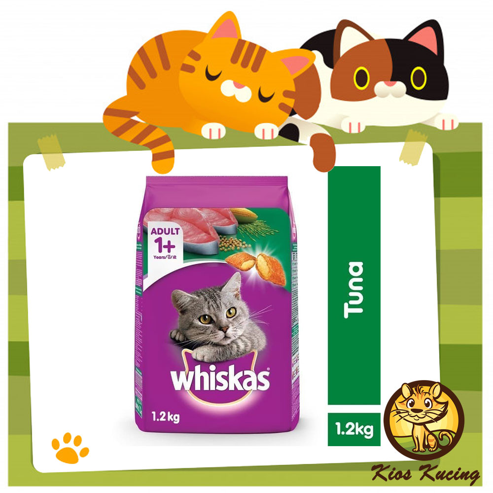 Jual Whiskas Tuna Makanan Kucing Kering Adult Freshpack Kg Shopee