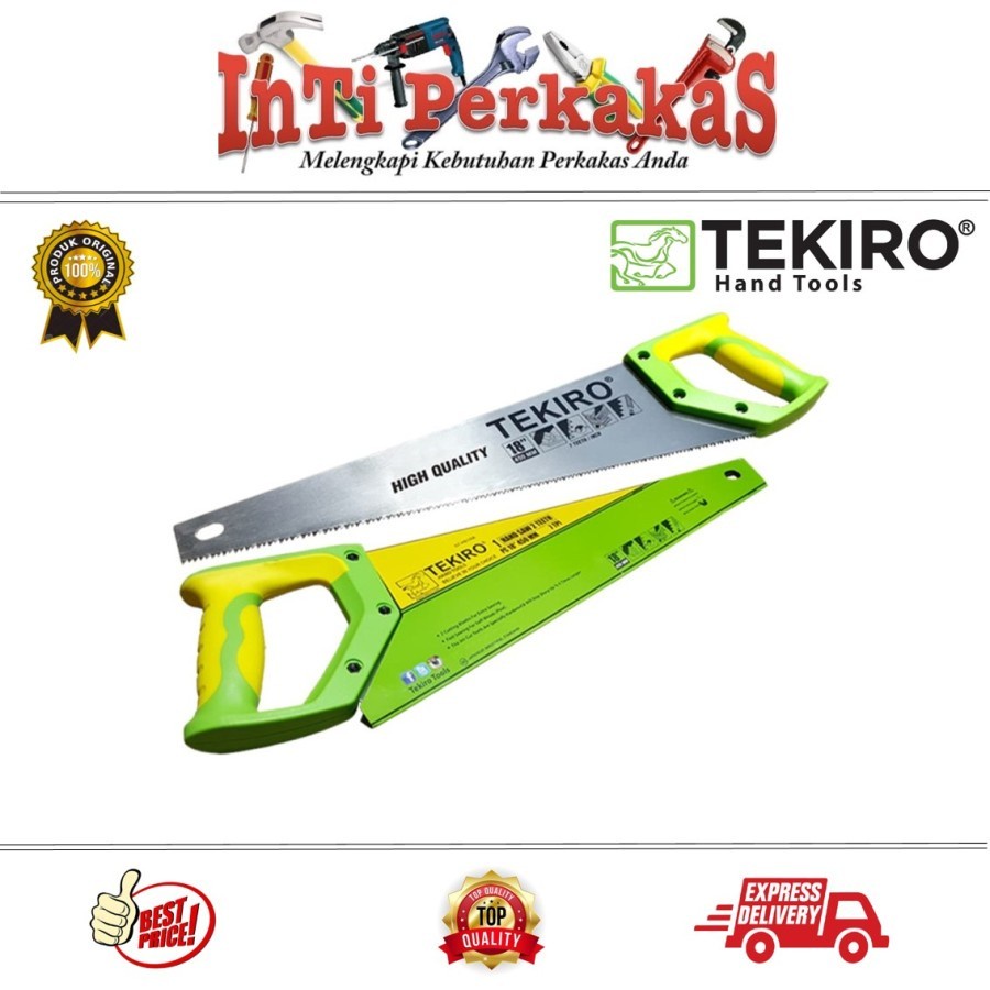 Jual Tekiro Gergaji Kayu Gagang TPR Mata 2 18 Inch Gergaji Tangan 2