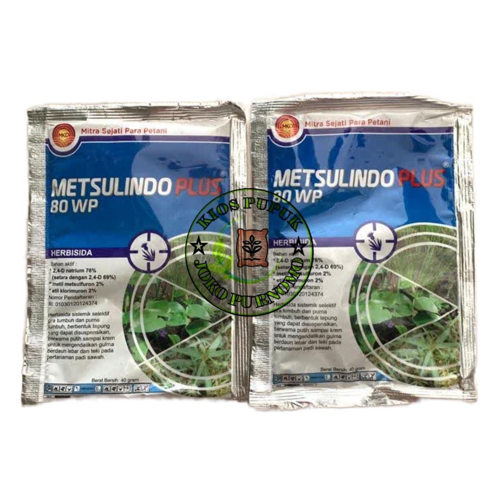 Jual Herbisida Padi Metsulindo Plus Wp Shopee Indonesia