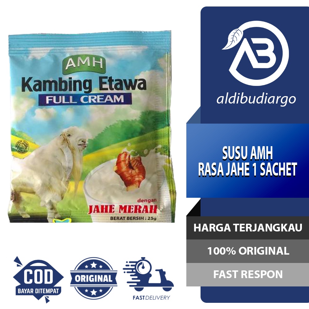 Jual SUSU KAMBING ETAWA AMH FULL CREAM RASA JAHE PER SACHET Shopee