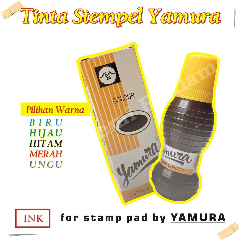 Jual Tinta Stamp Pad Yamura Tinta Bak Stempel Shopee Indonesia