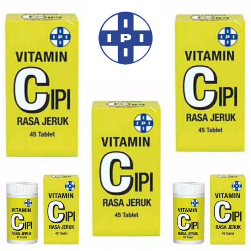 Jual Ipi Vitamin C Rasa Jeruk Botol Tablet Shopee Indonesia