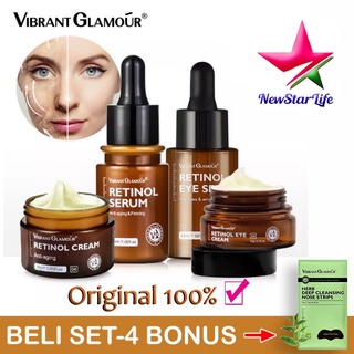 Jual Original 100 Vibrant Glamour BPOM Set 4 Krim Wajah Serum Mata