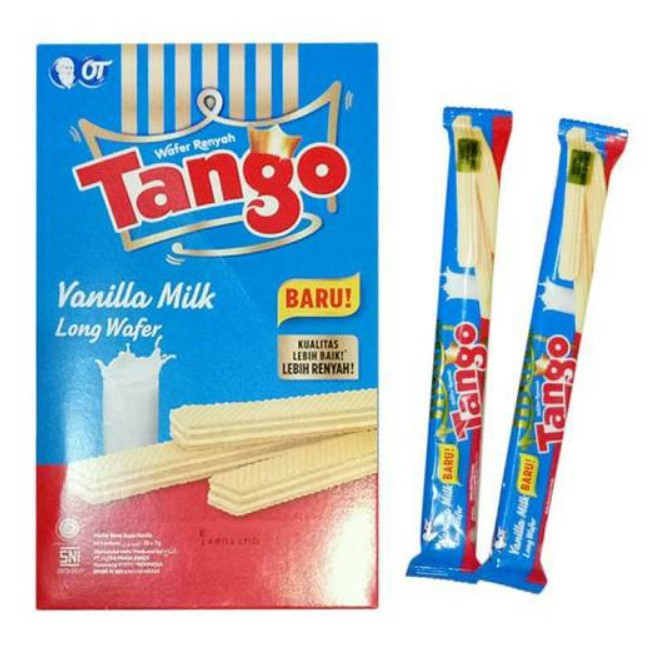 Jual 1 Box Tango Wafer Vanila 7 G 20 Pcs Shopee Indonesia